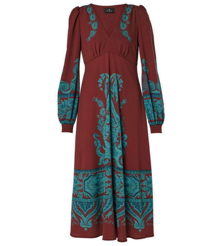 Photo: Etro Printed midi dress