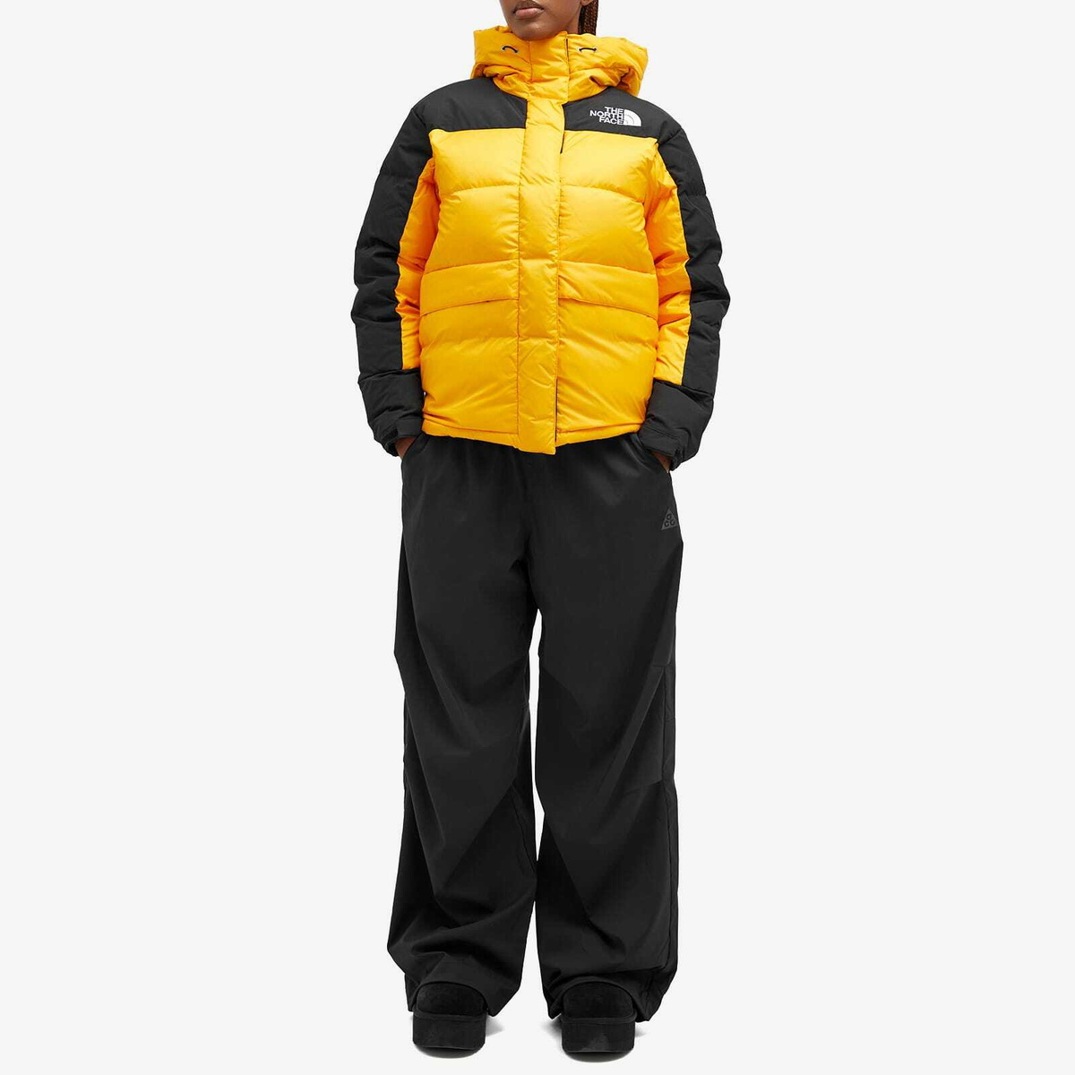 The North Face Women's Hmlyn Down Parka Jacket in Yellow
