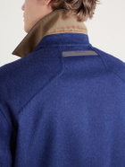 SEASE - Wool-Blend Overshirt - Blue