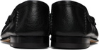 TOM FORD Black Shiny Leather Ripley Loafers