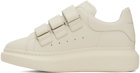 Alexander McQueen White Oversized Triple Strap Sneakers