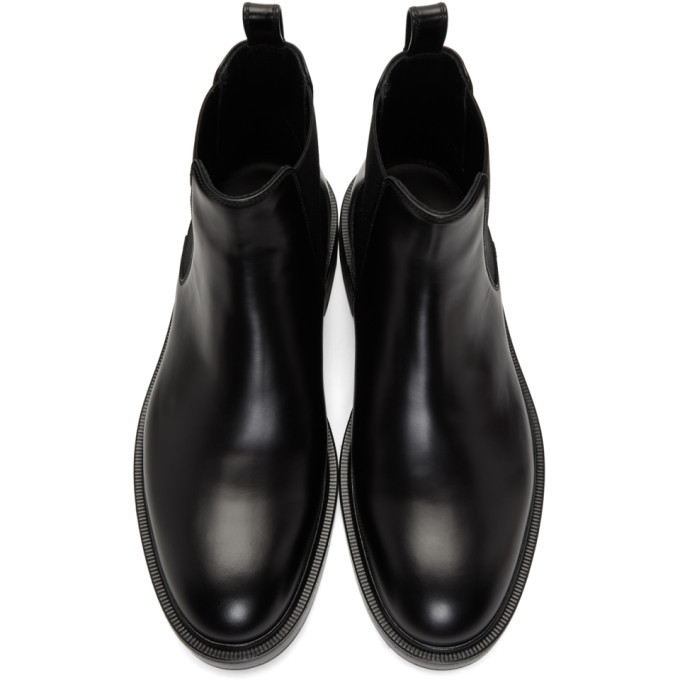 Valentino Black Valentino Garavani VLTN Chelsea Boots  display picture 2