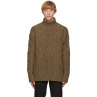 Dsquared2 Brown Wool Canadian Knit Sweater