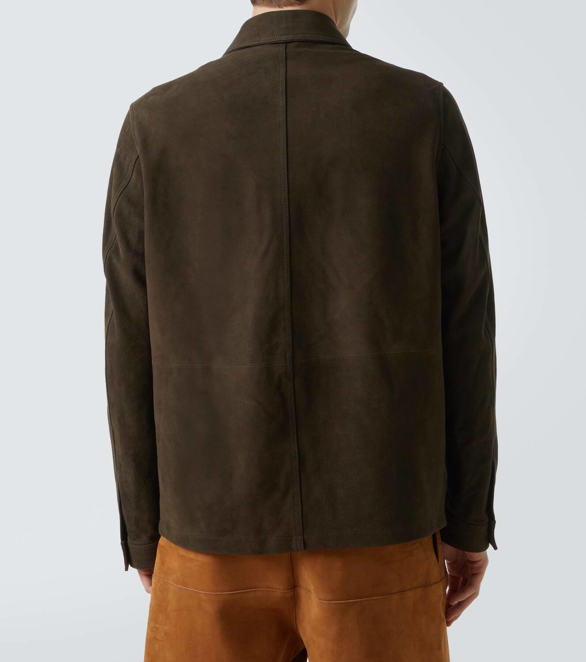 Frescobol Carioca Ravi suede overshirt