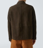 Frescobol Carioca Ravi suede overshirt