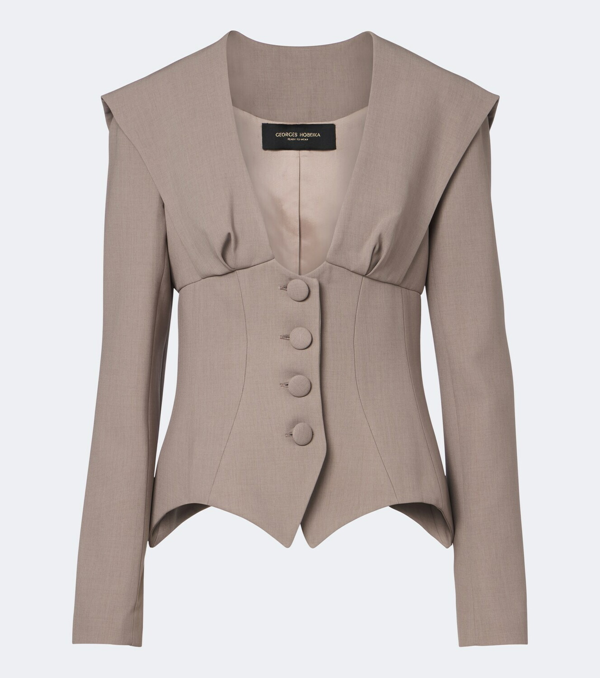Georges Hobeika Silk-blend jacket