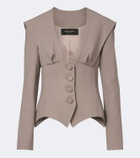 Georges Hobeika Silk-blend jacket