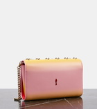 Christian Louboutin Paloma embellished leather clutch