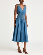 Maje Womens Midi dress in Blue