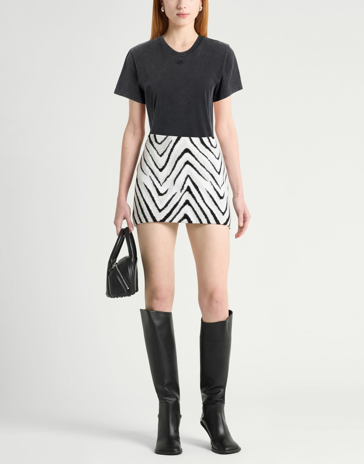 Courrèges Womens T-shirt Lead