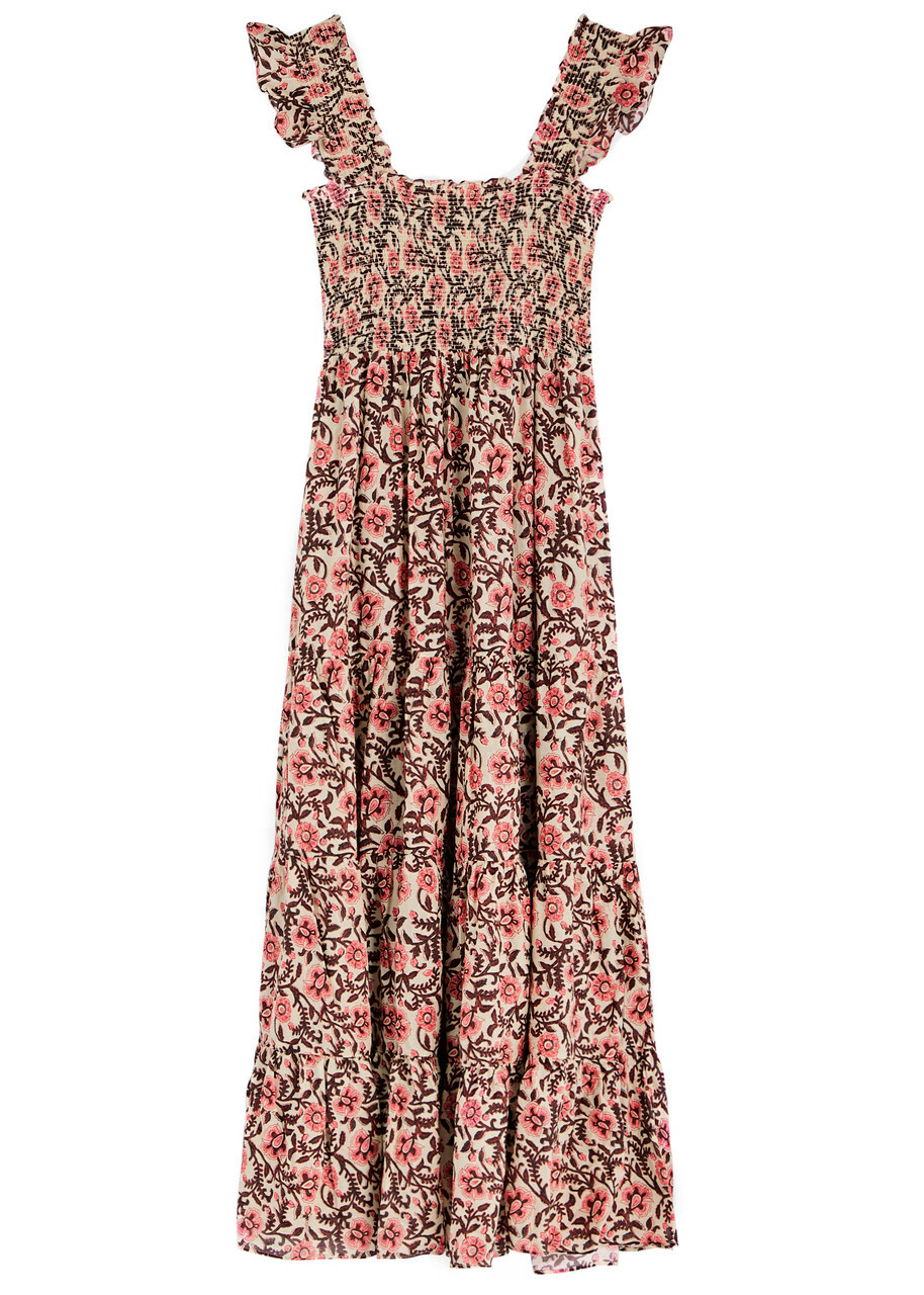 RIXO リキソー ブランド ワンピースKendall floral 1084134 Rixo Kendall Floral-print Cotton Maxi Dress Pink Rixo