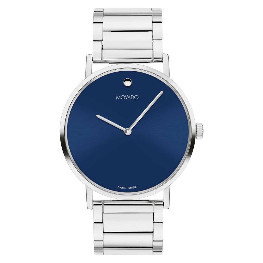 Movado Signature Quartz Blue Dial Watch 0607593
