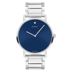Movado Signature Quartz Blue Dial Watch 0607593