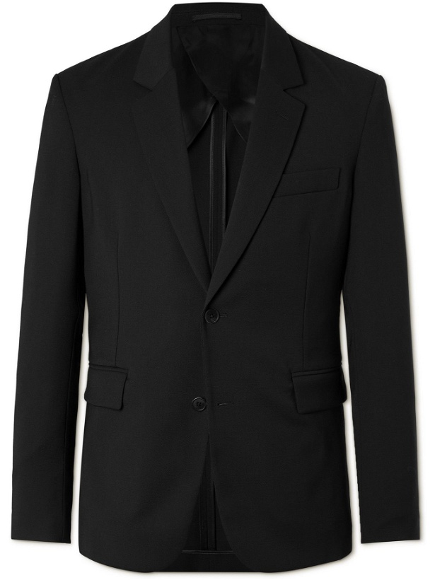 Photo: THE ROW - Slater Slim-Fit Unstructured Wool Suit Jacket - Black