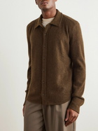 The Row - Lautaro Virgin Wool and Cashmere-Blend Cardigan - Brown