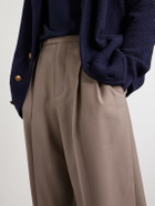 Valentino Garavani - Straight-Leg Wool Suit Trousers - Neutrals