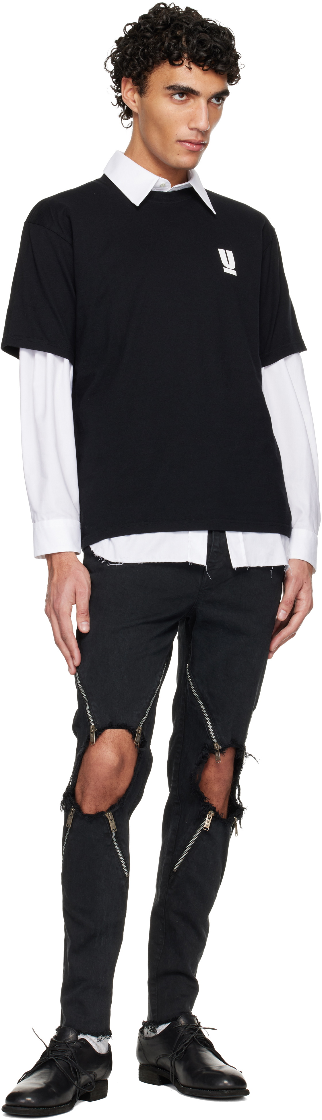 UNDERCOVER Black UB0D3803 T-shirt