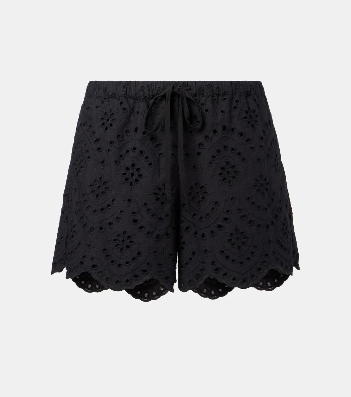 Poupette St Barth Cruse broderie anglaise cotton shorts