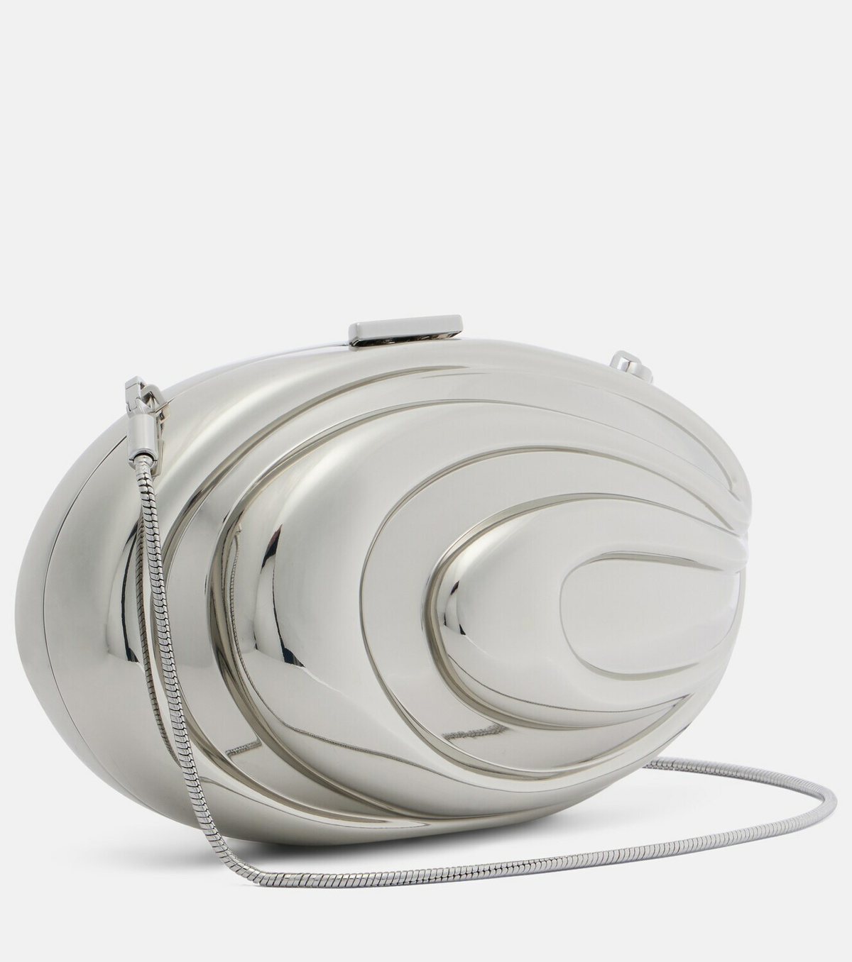 Simkhai Inez metallic clutch