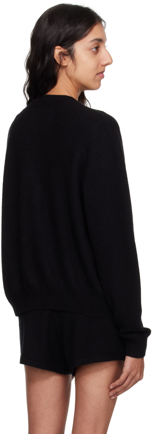 Frenckenberger Black Mini Bomber Cardigan