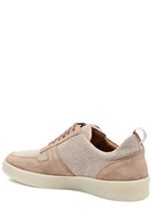 Aurélien Bayside Panelled Canvas Sneakers Beige