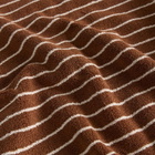 Tekla Fabrics Organic Terry Hand Towel in Rust Stripes 