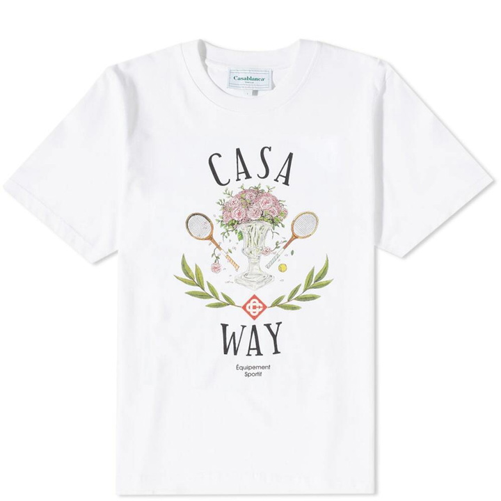 Photo: Casablanca Men's Casa Way T-Shirt in White