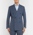 Kingsman - Harry's Navy Double-Breasted Wool Suit Jacket - Blue