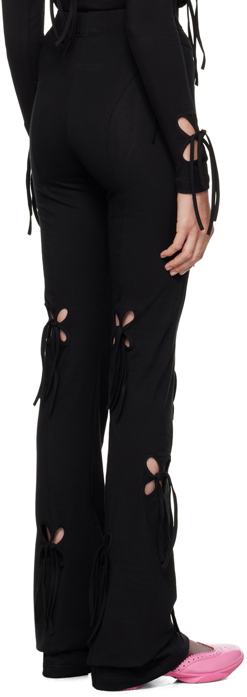 J.Kim Black Petal Leggings