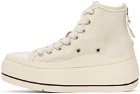 R13 Off-White Kurt High Top Sneakers