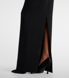 Rachel Gilbert Franca embellished crêpe corset gown