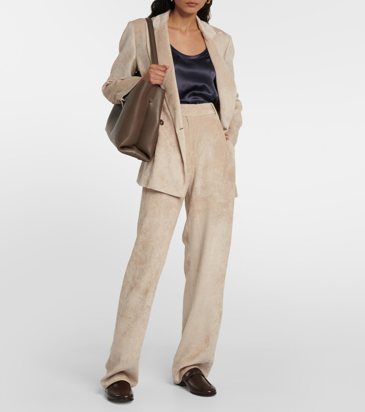 Brunello Cucinelli Silk-blend tank top
