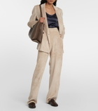 Brunello Cucinelli Silk-blend tank top