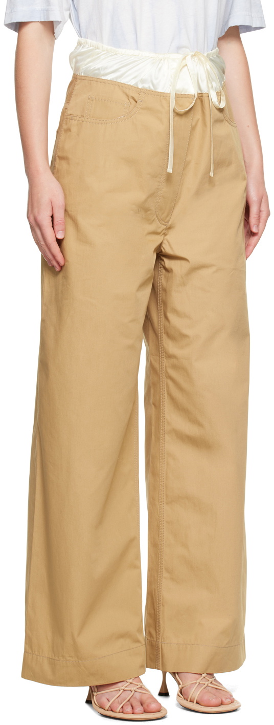 ★Acne Studios★ Workwear trousers beige CK0046AE9 Acne Studios - Cargo trousers - Cold beige