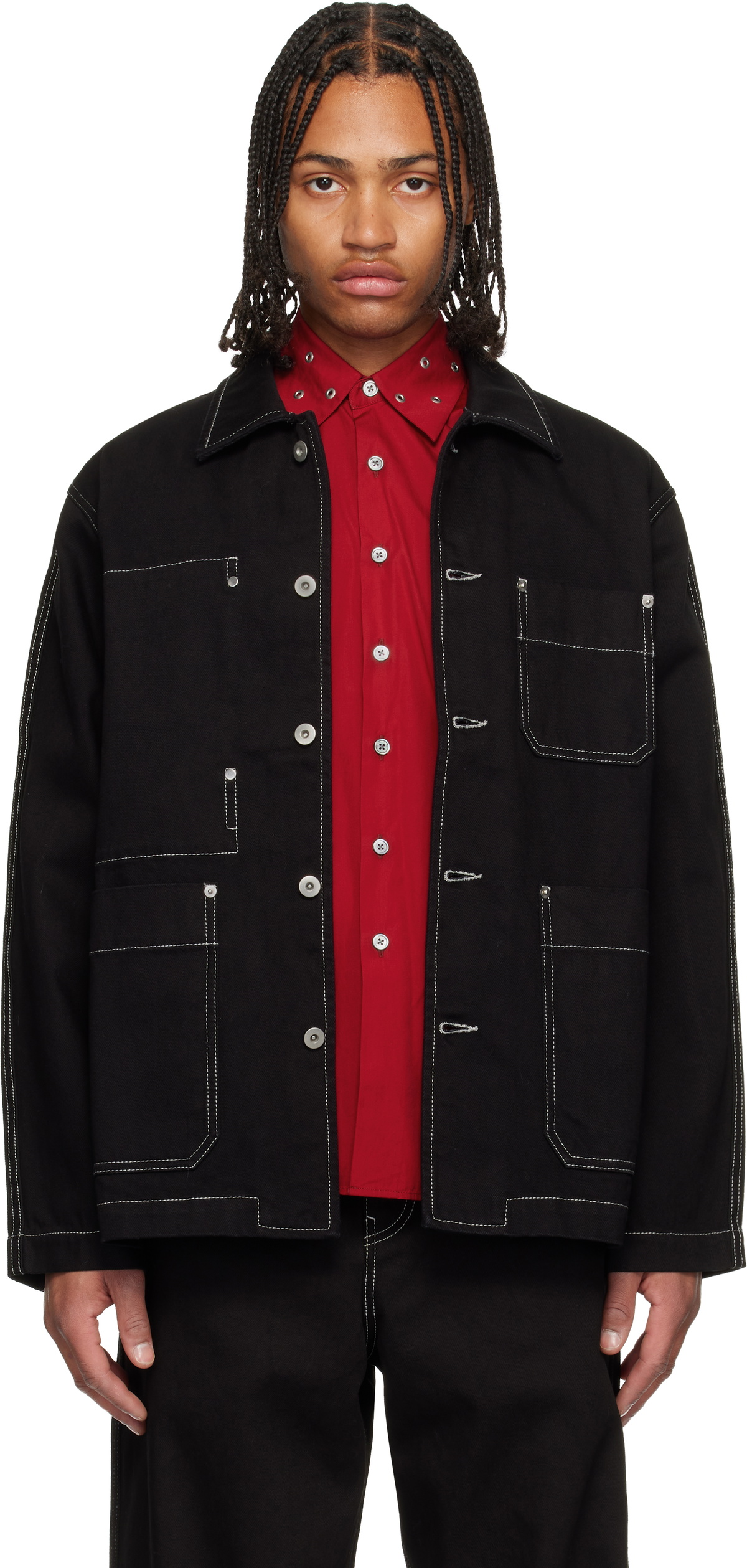 CASEY CASEY Black Lumi Coat CASEY CASEY