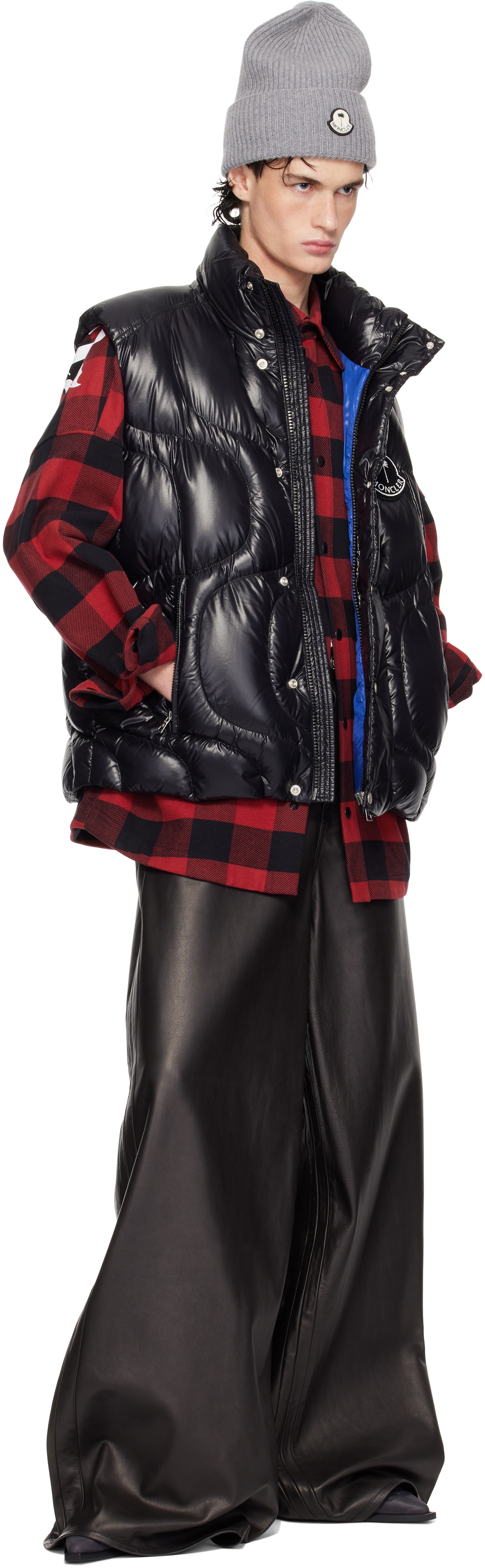 Moncler Genius Moncler x Palm Angels Black Gwenyth Down Vest