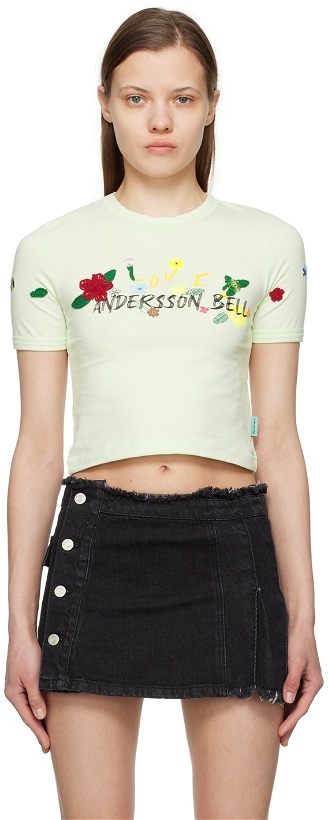 Photo: Andersson Bell Green Dasha Flower Garden T-Shirt