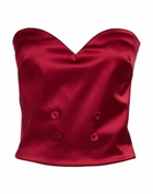 Chiara Boni La Petite Robe Womens Top in Red