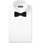 Saint Laurent - Pre-Tied Woven Bow Tie - Men - Black