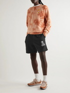 Nike - Sportswear Straight-Leg Logo-Embroidered Cotton-Jersey Drawstring Shorts - Black