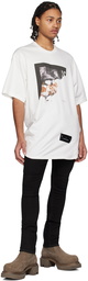 Julius White Draped T-Shirt