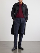 Kiton - Straight-Leg Lyocell-Blend Trousers - Blue