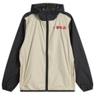 Comme des Garçons Play K-way Unisex Jacket in Beige/Black