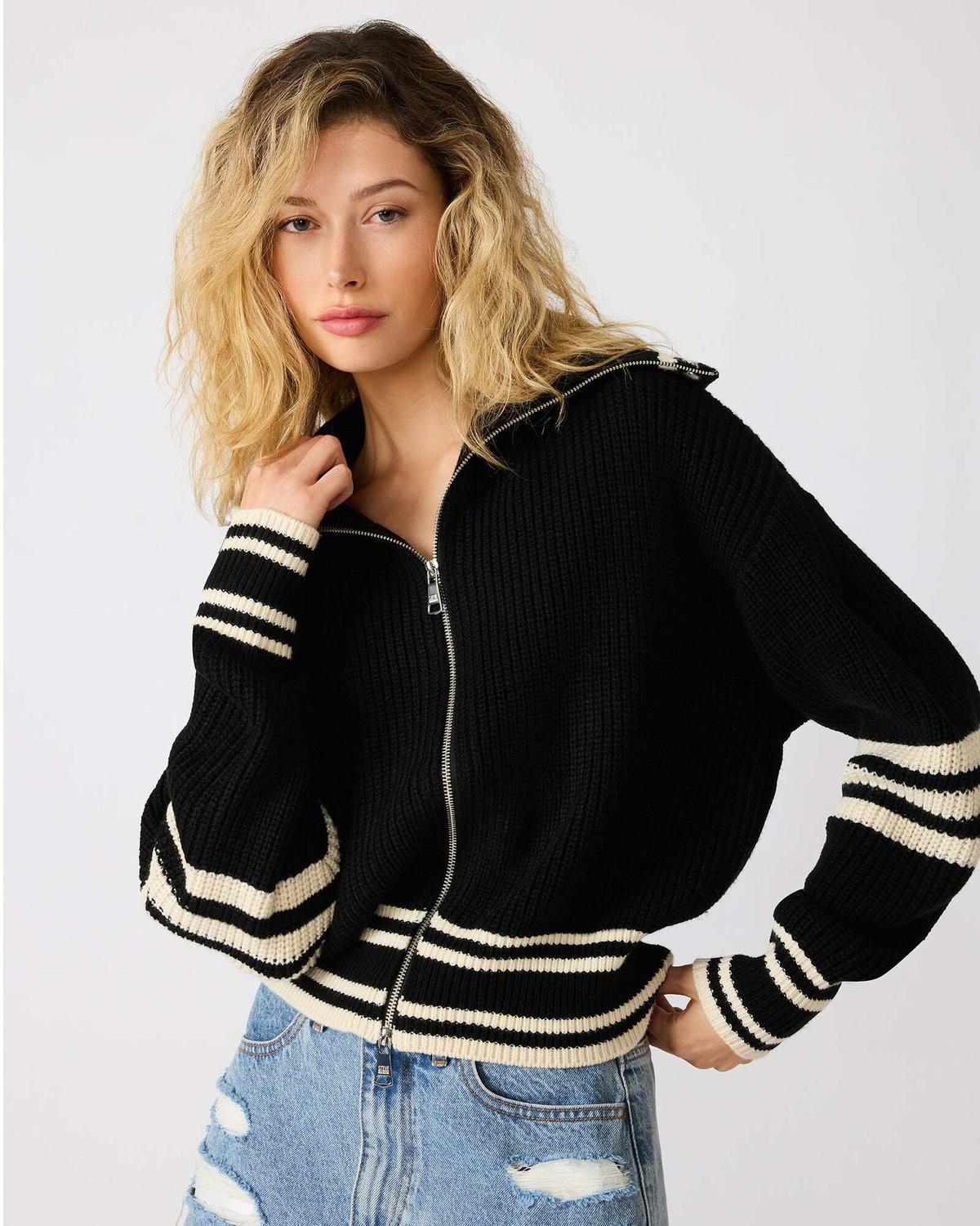 Steve Madden Dara Sweater in Black