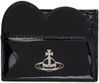 Vivienne Westwood Black Heart Card Holder