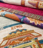 Etro Shanti embroidered cotton throw