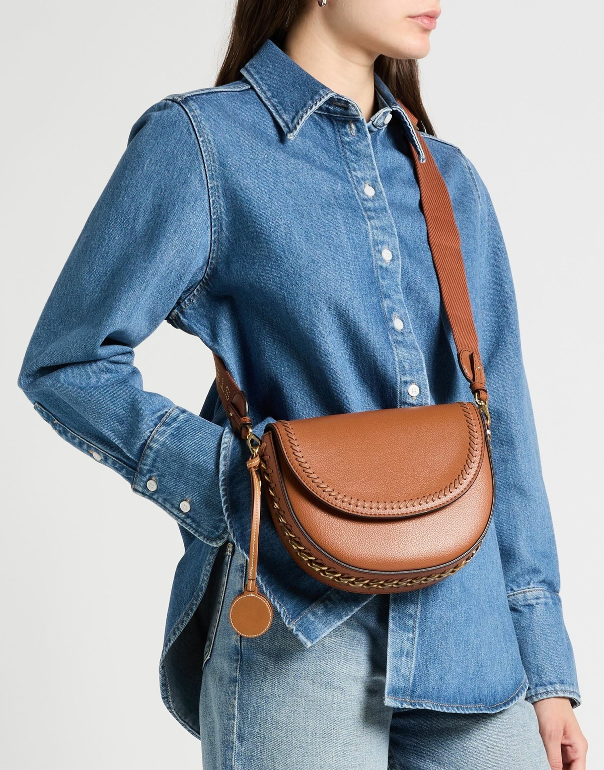 Stella Mccartney Womens Cross-body bag in Brown