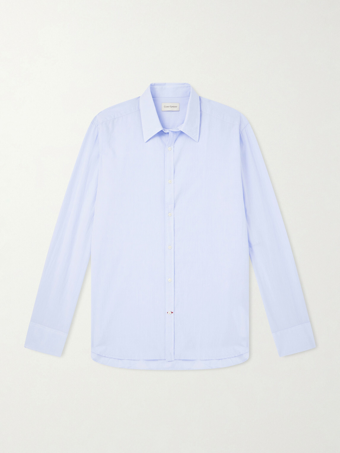 Oliver Spencer - Conduit Classic Cotton-Poplin Shirt - Blue