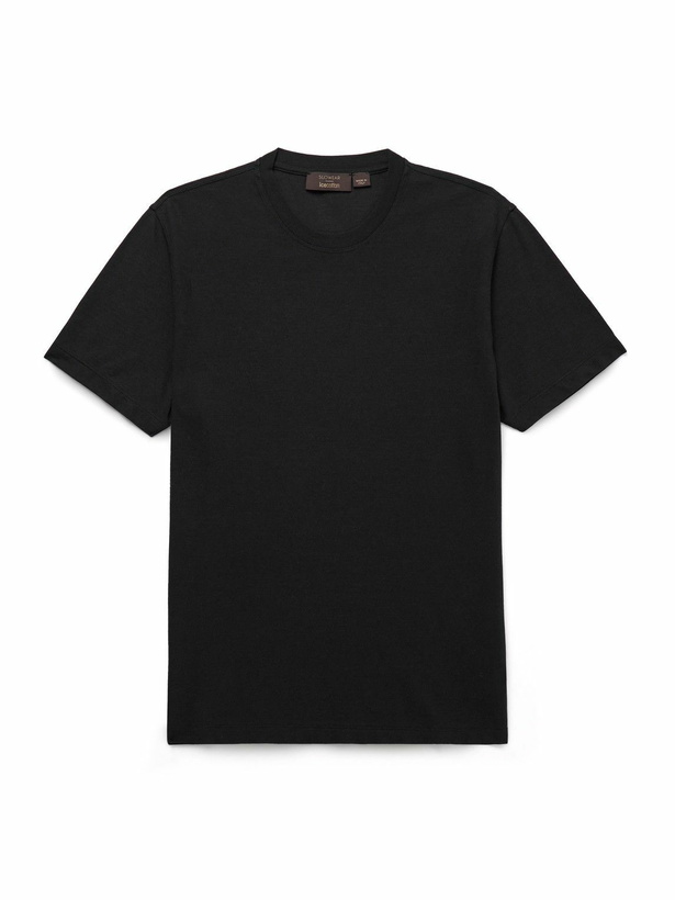 Photo: Incotex - Zanone Slim-Fit IceCotton T-Shirt - Black