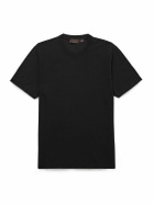 Incotex - Zanone Slim-Fit IceCotton T-Shirt - Black